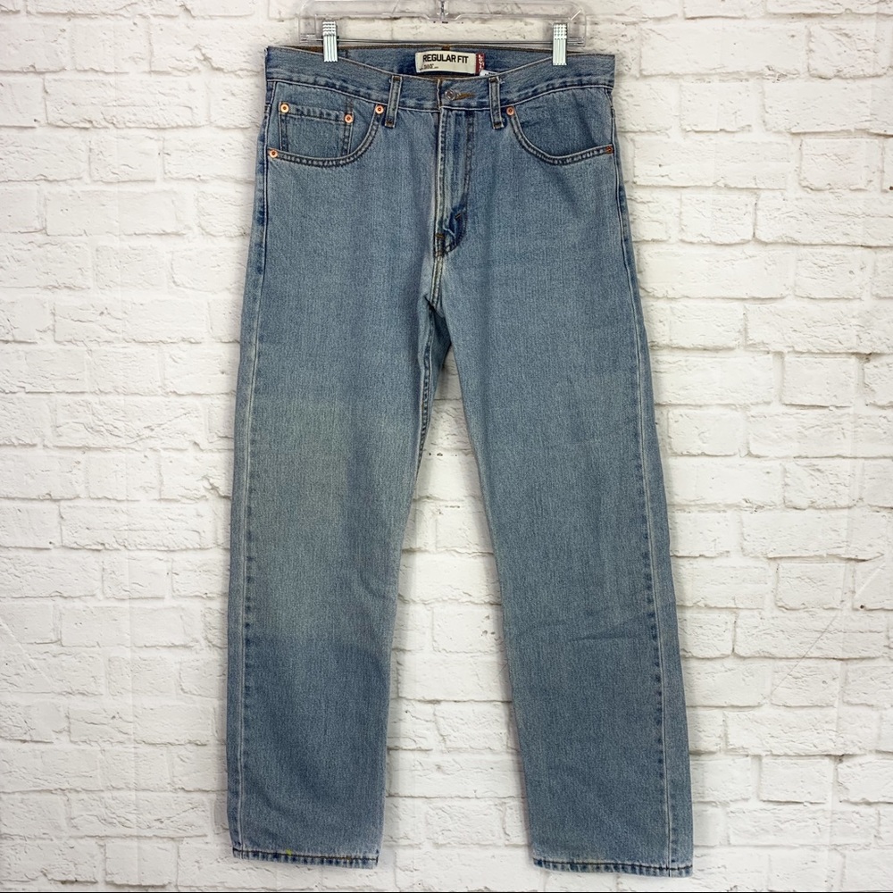 Levi’s 505 Regular Fit Light Wash Straight Jeans